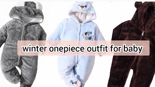 winter onepiece outfit for baby girl  Hooded romper  baby jumpsuit  kidwids clothing [upl. by Ayimat295]