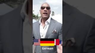 Its the biggest piece of dog shit meme but Dwayne Rock Johnson is a polyglot dwaynejohnson wwe [upl. by Neram]