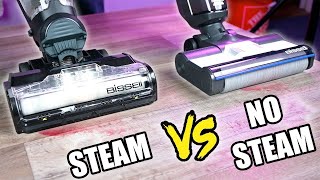 CrossWave HydroSteam vs Bissell CrossWave HF3  Battle of Bissells New Hard Floor Cleaners [upl. by Ilrebma]