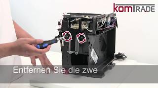 ECAM Kaffeeauslaufverteiler ausbauenersetzentauscheneinbauen Delonghi Ersatzteile Reparaturanl [upl. by Eniarda3]