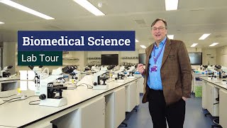 Biomedical Science Lab Tour  University of Roehampton [upl. by Canale]