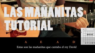 Como tocar Las Mañanitas en Guitarra Acústica ACORDES  Fácil [upl. by Hallerson402]