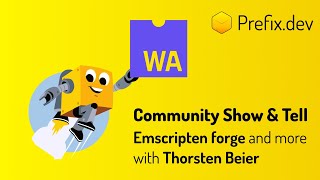 Conda WASM Emscripten forge with Thorsten Beier – Community Show and Tell – September 27th 2024 [upl. by Anilef]