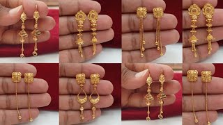 New Hanging Earrings Designs 2023 With Price  latest Jhumki pattern long earrings for womens 👌 [upl. by Lux]