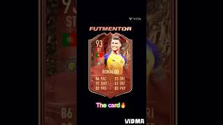 Ronaldo fifa card🔥 [upl. by Anaujait]