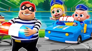 Super Police Car Lost Siren 🚨🚔 Baby Police Song👮  Funny Kids Songs amp Nursery Rhymes [upl. by Nesahc]