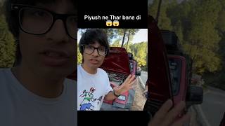 Piyush joshi ne Thar bana di 😱 sourav joshi vlogs souravjoshi shorts [upl. by Freida]