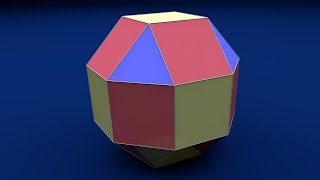 Solid Shapes And Their Nets Rhombicuboctahedron  Ромбокубоктаедр  Ромбокубоктаэдр [upl. by Ayat898]