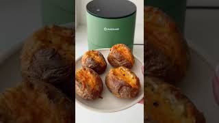 AIR FRYER RECIPES JACKET POTATO foryou viralvideo airfryerrecipes food [upl. by Elcin493]