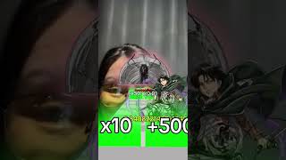 Levi Vs Founding Titan filter permainah demonslayer animeslayer dbz [upl. by Namra]