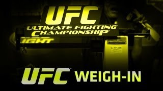 UFC DIAZ vs MILLER Weigh In [upl. by Eldnik]