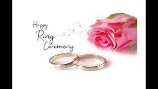 LIVE RING CEREMONY [upl. by Gabrielle248]