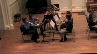 2010 Brass Quintet Four Dances from Terpsichore by Praetoriusm4v [upl. by Velda]