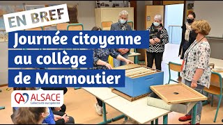 Journée citoyenne au collège de Marmoutier en bref [upl. by Yorgerg]