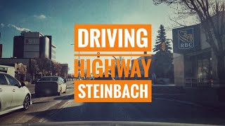 Driving Manitoba  Steinbach MB Canada Winnipeg to Steinbach [upl. by Kciv]