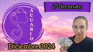 ACUARIO♒ DICIEMBRE 2024🏔️2°DECANATO31 enero al 9 febrerohoroscopomensualdecanatossignozodiaco [upl. by Philippe]