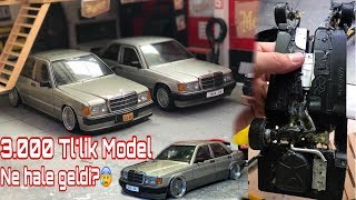 MercedesBenz W201 190E Cosworth 2316 Restrorasyon  W203 C320  118 Diecast Model [upl. by La732]