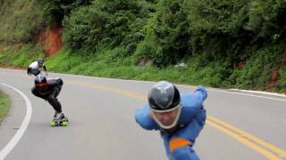 CWBombs  Down The Road Longboard  Downhill [upl. by Ahsiaa]