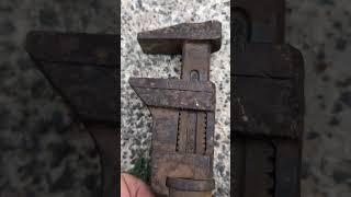 functioning all original 100 year old New York Central station railroad wrench [upl. by Ellmyer]