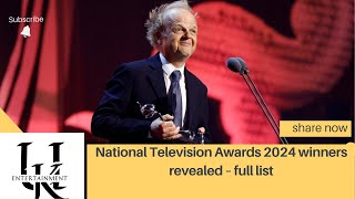 National Television Awards 2024 winners revealed – full list [upl. by Brendon]