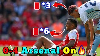 12 Yellow Card 8 Red Card  Augsburg vs Arsenal FC 40  UEFA Champions League 2024 Best Match Ever [upl. by Drud]