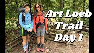 ART LOEB TRAIL Day 1  uphill amp brutal which is super fun [upl. by Llorrac372]