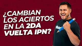 ¿Cambian los aciertos en examen del IPN para segunda vuelta ipn examenipn cursoipn universidad [upl. by Aititel]