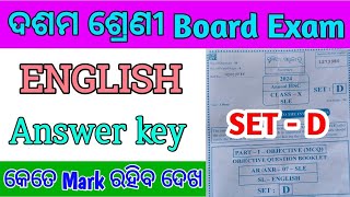 10th class English answer key all question answer exam10th class question answer setD 10th class [upl. by Ennasil]