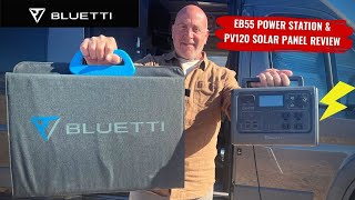 Bluetti EB55 amp PV120 Solar Panel Review [upl. by Acirfa]