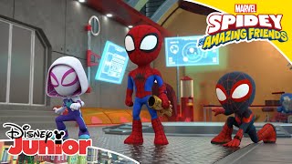 The Electric Gauntlet ⚡  Spidey and His Amazing Friends 🕸️  Disney Junior MENA [upl. by Enitsyrhc]