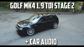 GOLF MK4 19 TDI STAGE 2  CAR AUDIO  Masinisti Ep13 [upl. by Katharina]