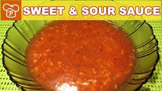 How to Make Sweet amp Sour Sauce  Pinoy Easy Recipes [upl. by Naeerb]