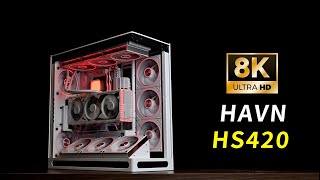 HAVN HS420 Cheap Build with Intel i312100F  ROG MAXIMUS Z790 FORMULA  STRIX RTX4080 SUPER WITHE [upl. by Leafar]