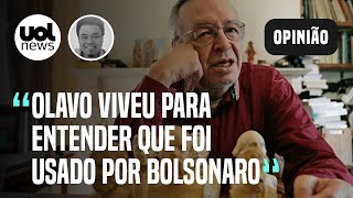 Olavo de Carvalho viveu para entender que foi usado e descartado por Bolsonaro diz Sakamoto [upl. by Ettennek]