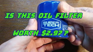 Walmart Supertech Oil Filter Cut Open ST6607 [upl. by Jessamine]