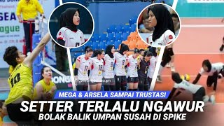 Setter Indonesia Terlalu Lemah  Mega amp Arsela Terlihat Sangat Emosi [upl. by Ynaittirb844]