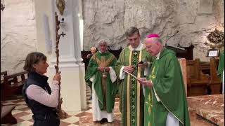 Benedizione della Croce Astile destinata alla Missione di Penas Santuario Madonna della Corona 30 [upl. by Leryt]