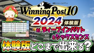 【ウィニングポスト10・2024】体験版ってどこまで出来るの？ [upl. by Drona683]