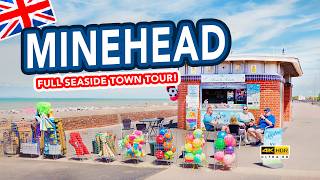 MINEHEAD  Full tour of seaside holiday town Minehead Somerset [upl. by Arratoon]