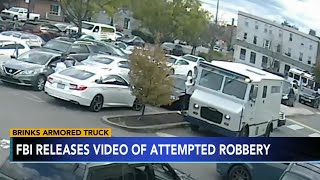 Video shows moment armored truck driver turns tables on wouldbe robber i [upl. by Anoniw]