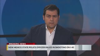 New Mexico State Police officer shot and killed west of Tucumcari [upl. by Aillicsirp319]