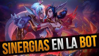 MEJORES SINERGIAS DE LA BOTLANE PARA SUBIR ELO [upl. by Rillis643]