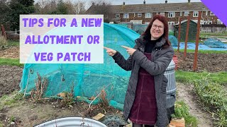 New Allotment Plot Tips  Allotment Gardening For Beginners UK [upl. by Onaicilef]