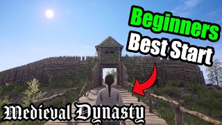 Best Oxbow Start  Ep 1  Medieval Dynasty Survival Guide [upl. by Ramgad]