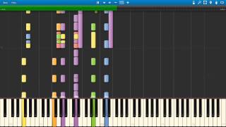 Hans Zimmer Why Do We Fall  Midi Visualisation [upl. by Lsiel]