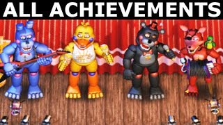 FNAF 6  How To Get All The Band Achievements Freddy Fazbears Pizzeria Simulator [upl. by Lot]