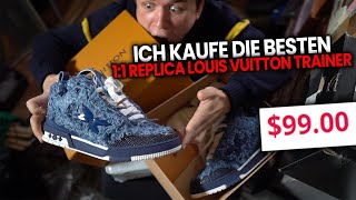 Ich kaufe den BESTEN 11 Louis Vuitton SKATE Sneaker für 100€ benie replica [upl. by Sorce458]