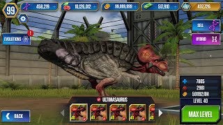 ULTIMA FINALLY in PARK in JURASSIC WORLD THE GAME SOON [upl. by Nedrah]