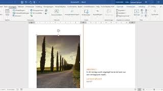 Voorblad invoegen vanuit sjabloon [upl. by Yrrehc]