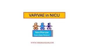 VentilatorAssociated EventsPneumonia Neonates [upl. by Lorre]